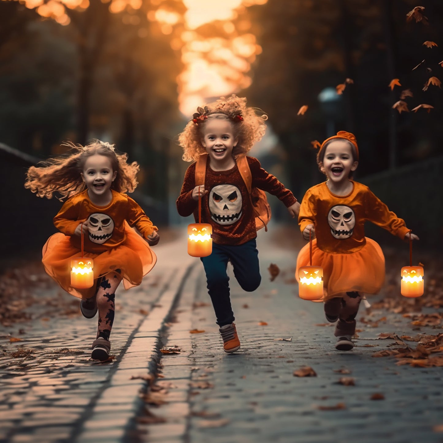 Halloween Pumpkin Lamp Foldable Portable Small Night Light Party Decoration