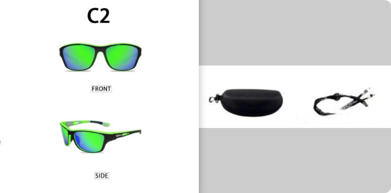 Polarized Sunglasses Men Outdoor UV400 Anti-Glare Driving Sports Shades