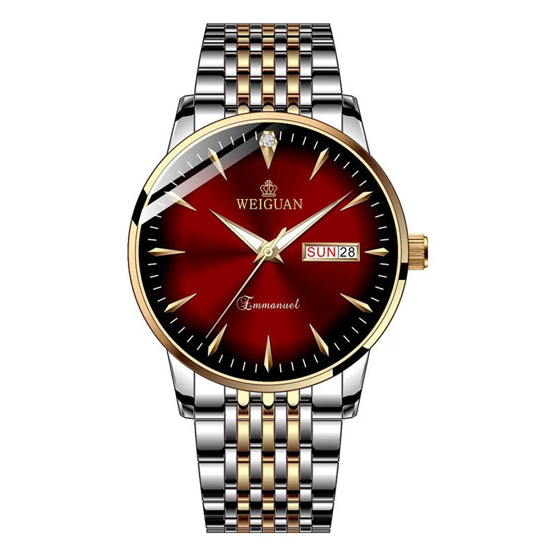Men’s Automatic Double Calendar Luminous Watch – Multiple Color Styles