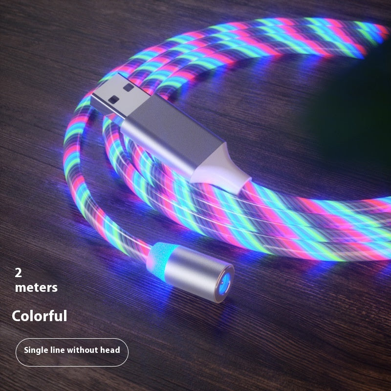 Magnetic Charging Cable With Type C Micro USB Lightning