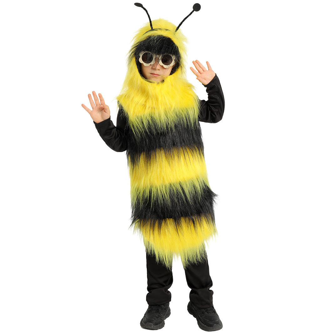 Kids Halloween Bee Costume Animal Cosplay Outfit Children’s Performance Clothes