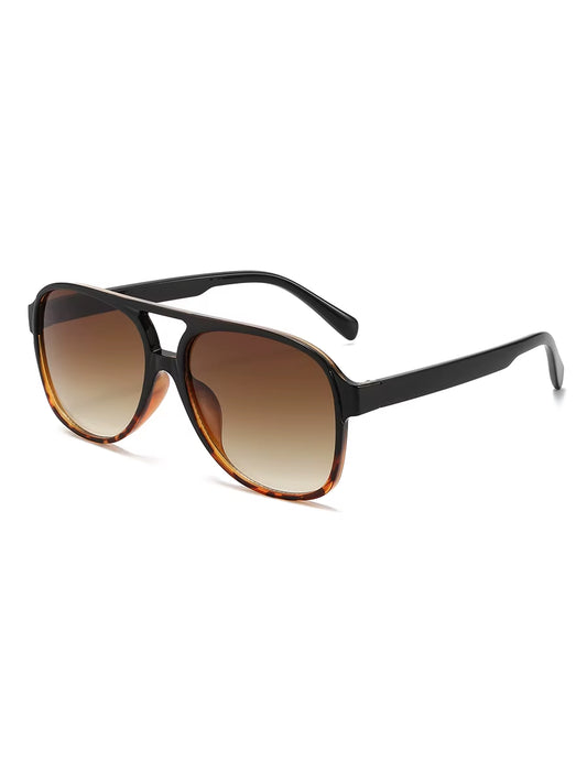 Classic Double-Bridge Retro Sunglasses – Multi-Color Options, Unisex, Suitable for All Scenarios