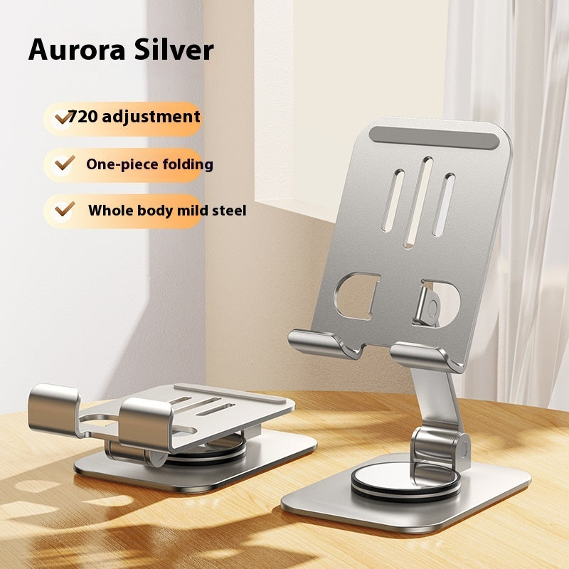 Rotating Aluminum Phone Bracket Foldable Desktop Stand