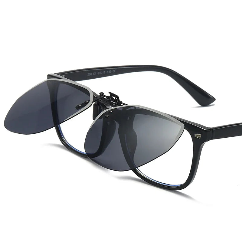 Oversized Clip-On Sunglasses Polarized Night Vision – Free Shipping Includes Case