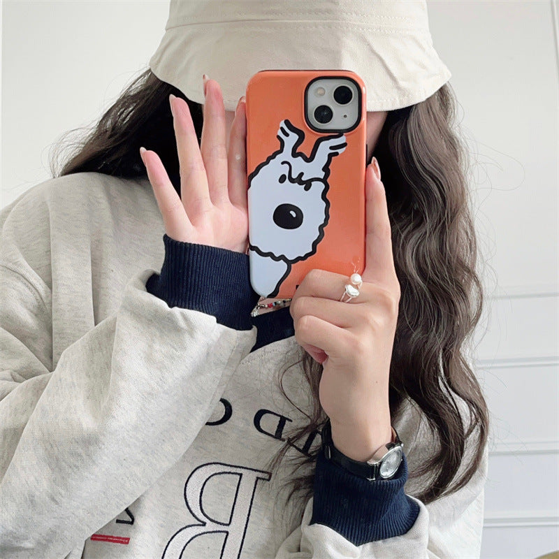 Cartoon Cute Probe Dog TPU Case For IPhone 11 12 13 Pro Max