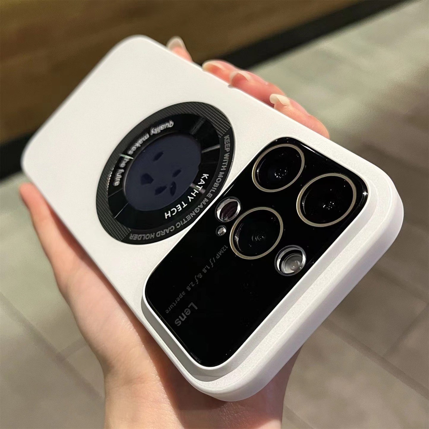 Magnetic Suction Window Phone Case Protective Cover for iPhone 15 Plus/Pro/Max