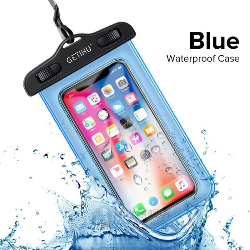 Universal Waterproof Phone Case Cover Black Pink Blue