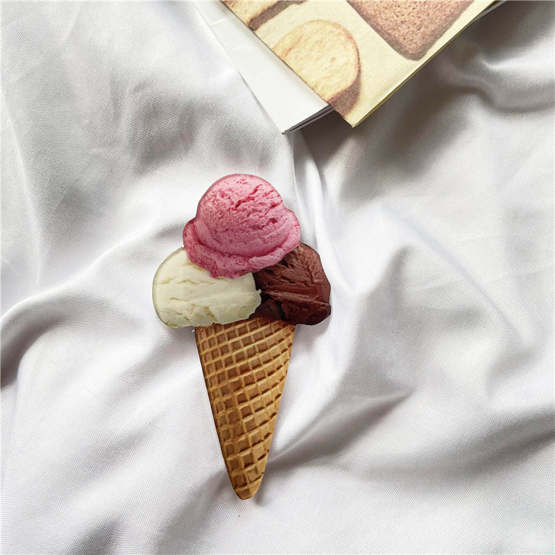 Simulation Muffin Toast Cake Epoxy Desktop Phone Holder