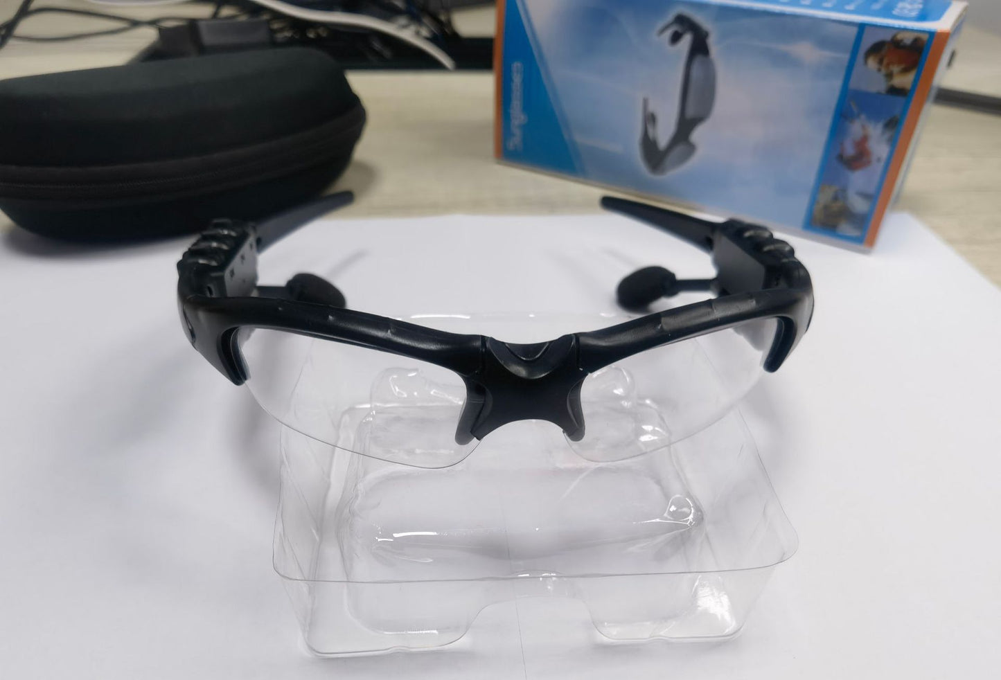 Polarized Bluetooth Sunglasses Men Outdoor Driving Sports UV400 Wireless Headset