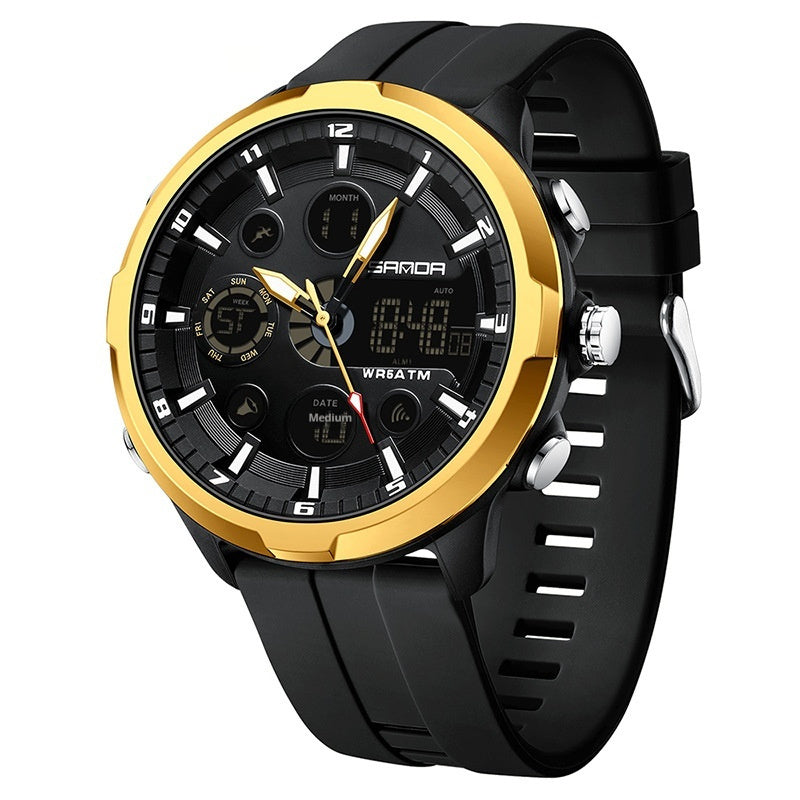 Men’s Sport Waterproof Multifunction Watch – Luminous Dial, Outdoor Casual Style