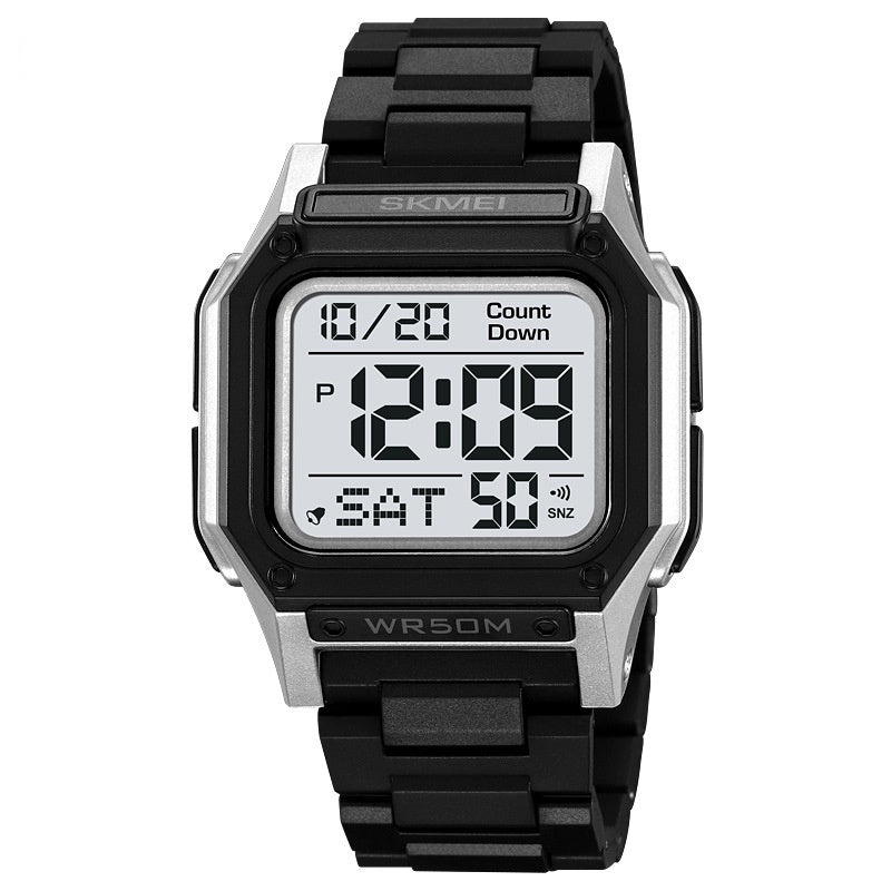 Multifunctional Resin Men's Electronic Watch