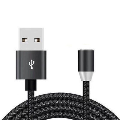 Three-In-One Magnetic Data Cable Micro USB Type-C Charging
