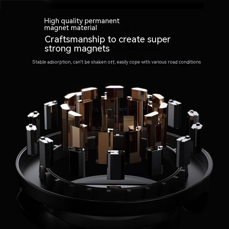 Strongest Magnet Car Phone Mount All Metal Foldable Holder