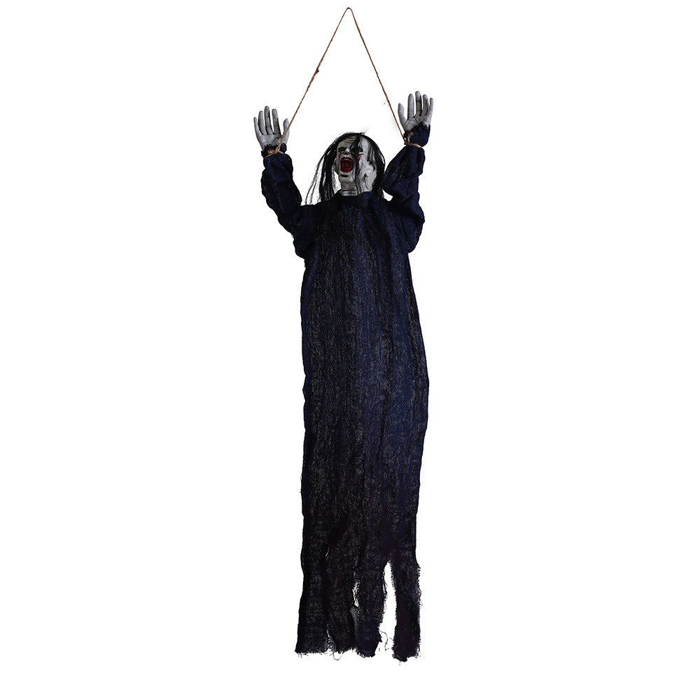 Halloween Hanging Ghost Decoration Spooky Cloth Prop for Haunted House Party