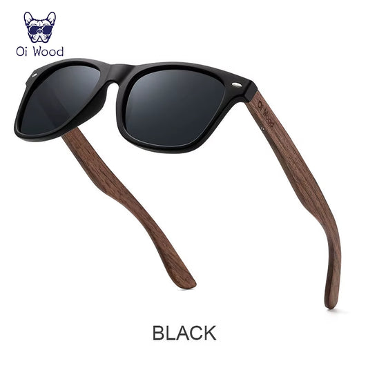 Brand Natural Wooden Sunglasses Men Polarized Fashion Sun Glasses Original Wood Oculos De Sol Masculino New TR90 Frames
