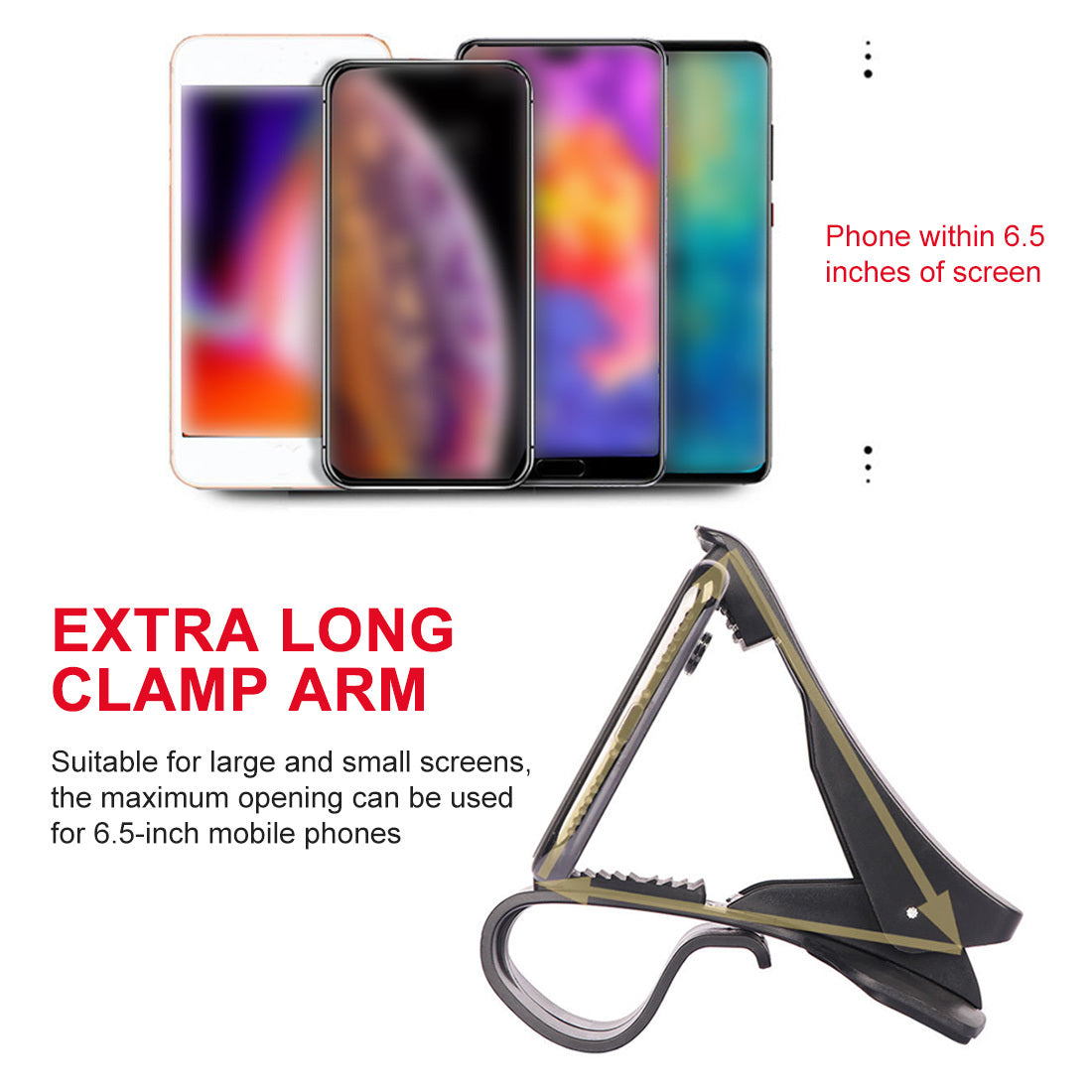 Universal Car Phone Holder 360 Degree Gravity Mount