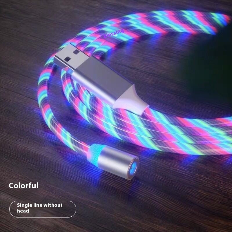 Magnetic Charging Cable With Type C Micro USB Lightning