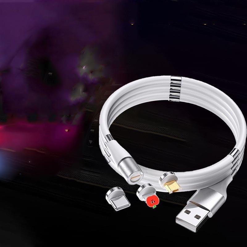 Three In One Fast Charging Data Cable Apple Android Type C