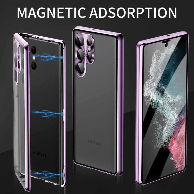 Peep Proof Magnetic Mirror Case For Galaxy S24 Ultra