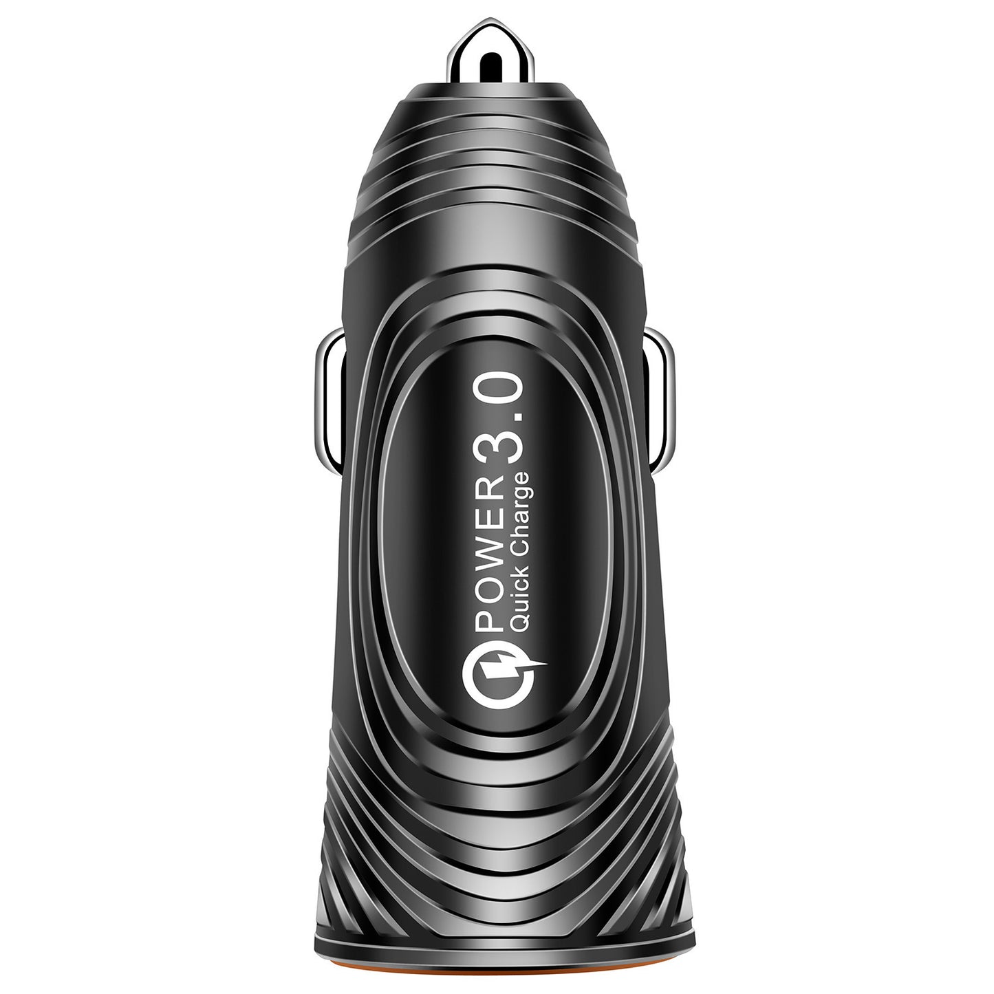 QC3.0 Car Charger USB 3.1A Dual Output White Black Plus