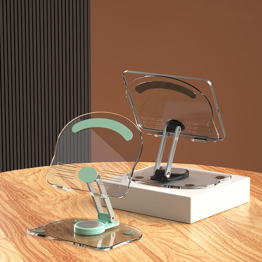 Acrylic Tablet Stand Desktop Rotating Foldable Non Slip