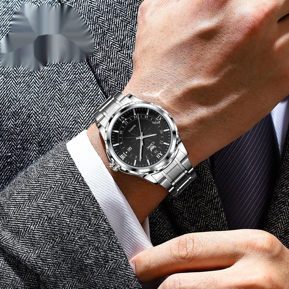 OPK6003 Waterproof Luminous Men’s Quartz Watch — Steel Band + Color Variants