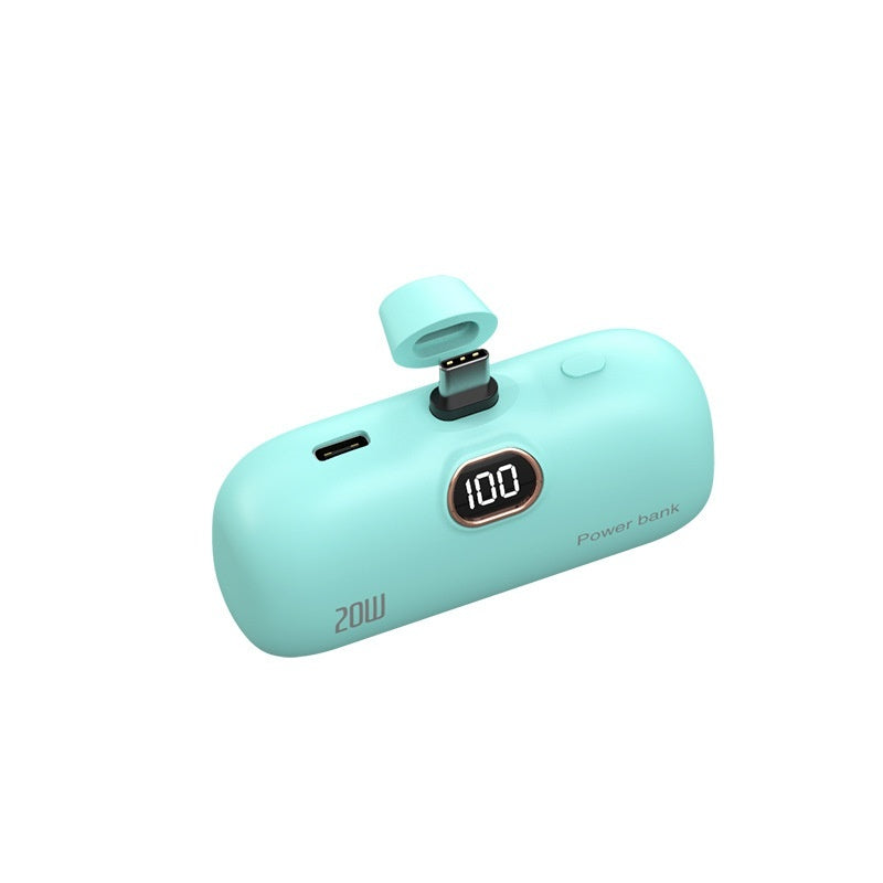 Pocket Wireless Capsule Power Bank Portable Fast Charge