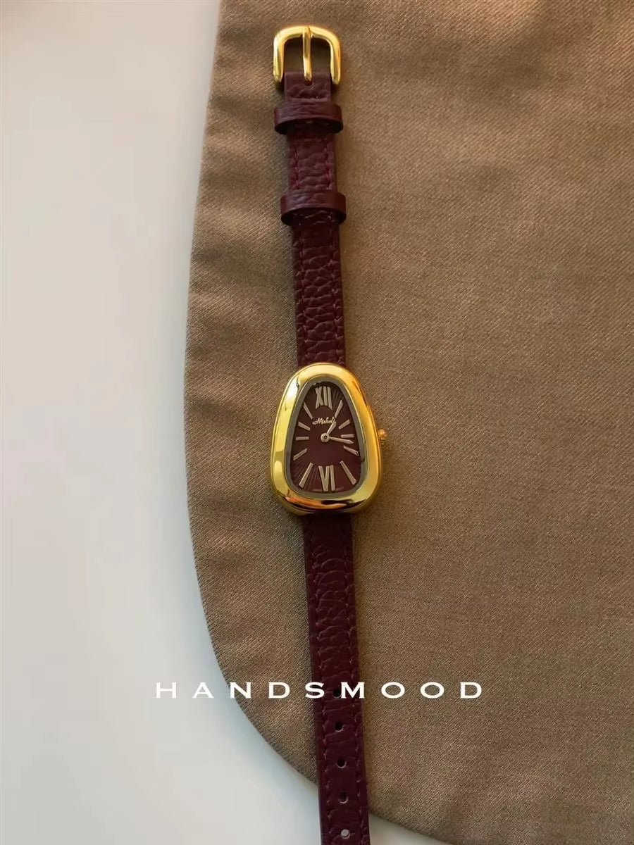 Light Luxury Niche Snake Head Women'S Quartz Watch High-End Temperament Bracelet Women'S Watch Snake Chain Women'S Watch Gift