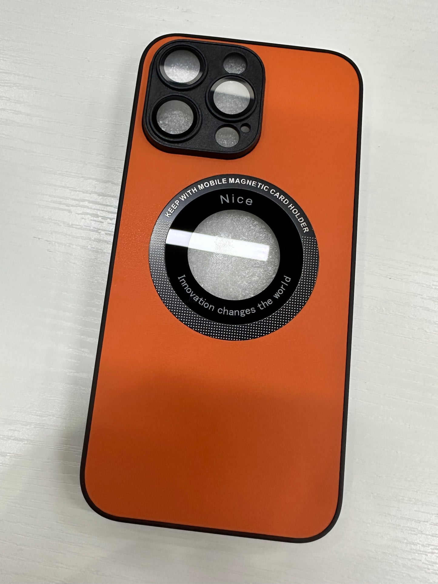 Magnetic Lens Full Wrap TPU Phone Case For iPhone Models