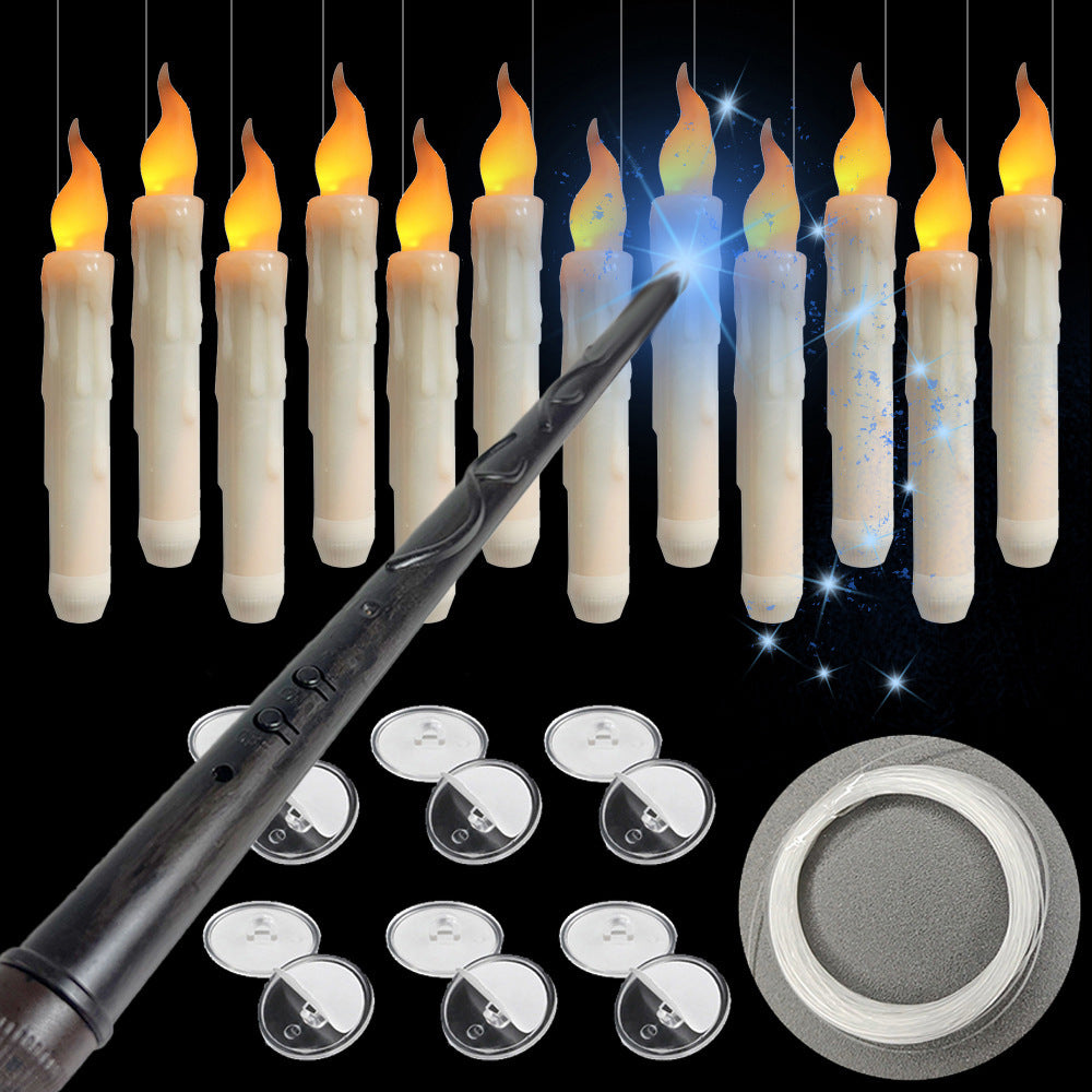 Magic Wand LED Candle Light Electronic Halloween Christmas Party Decoration