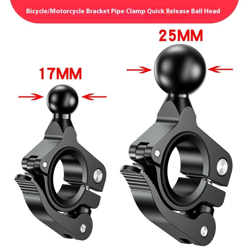 Motorcycle Phone Mount Aluminum Quick Release Ball Head