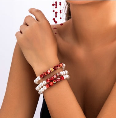 Women’s Gothic Pearl Necklace Fashion Retro Choker Costume Jewelry Accessory