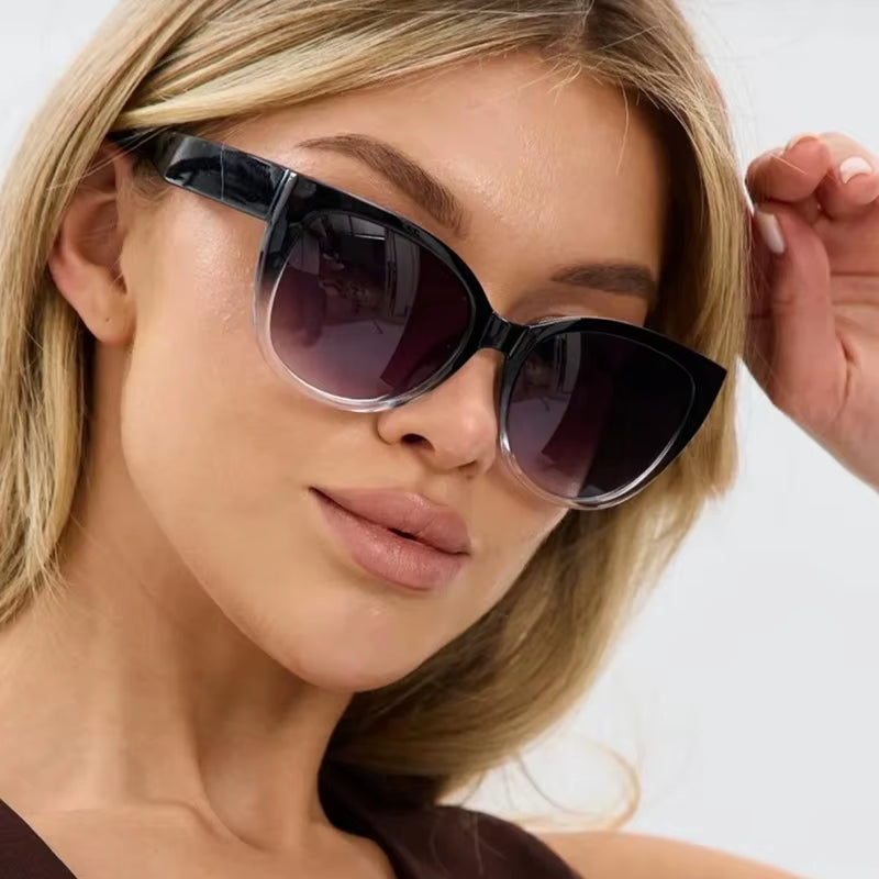 Cat Eye Sunglasses for Women Gradient UV400 Shades –Free Shipping, Case Included