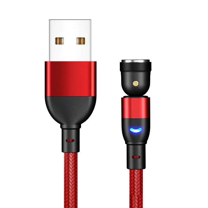 Three In One Magnetic Charging Cable 540 Degree Bent 1m