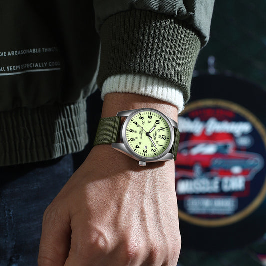 Lightweight Nylon Watch Band 10.5mm Men’s Replacement Strap – Multiple Colors