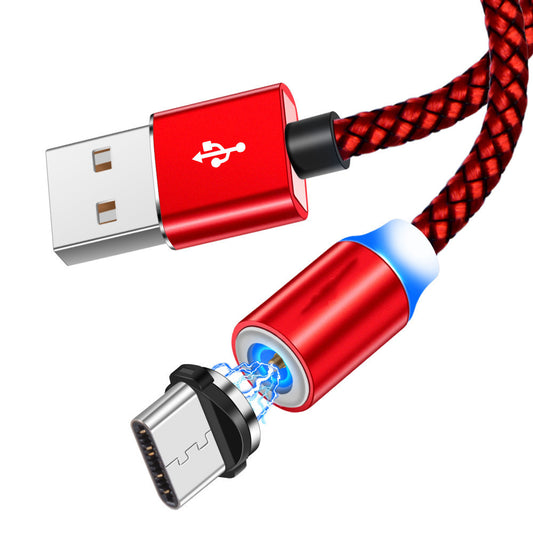 Three In One Magnetic Charging Cable For Android And Apple