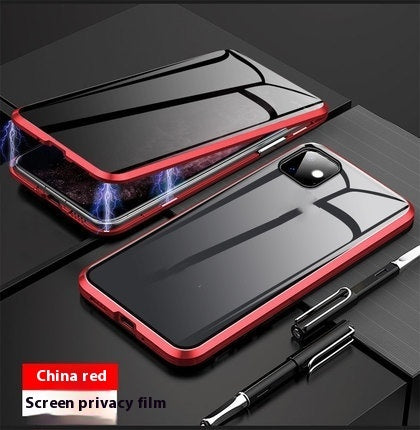 Anti Peep Magnetic Privacy Glass Phone Case Shield