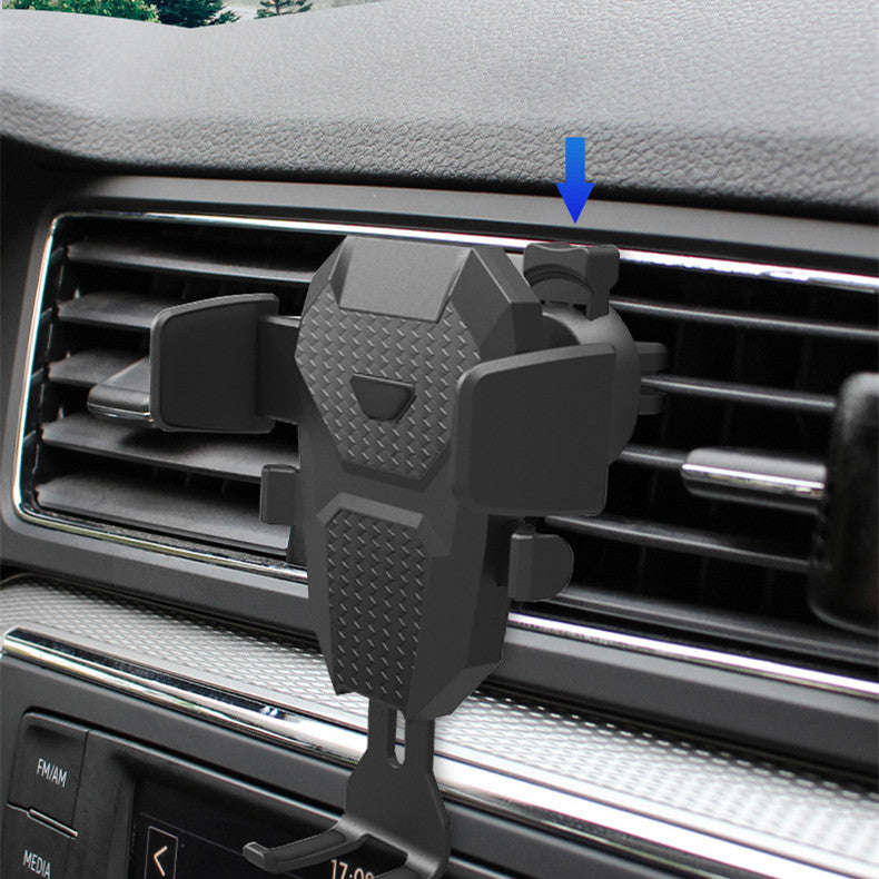 Universal Car Phone Holder For Air Vent Mount Black Red