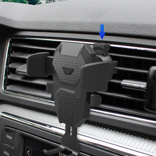 Universal Car Phone Holder For Air Vent Mount Black Red