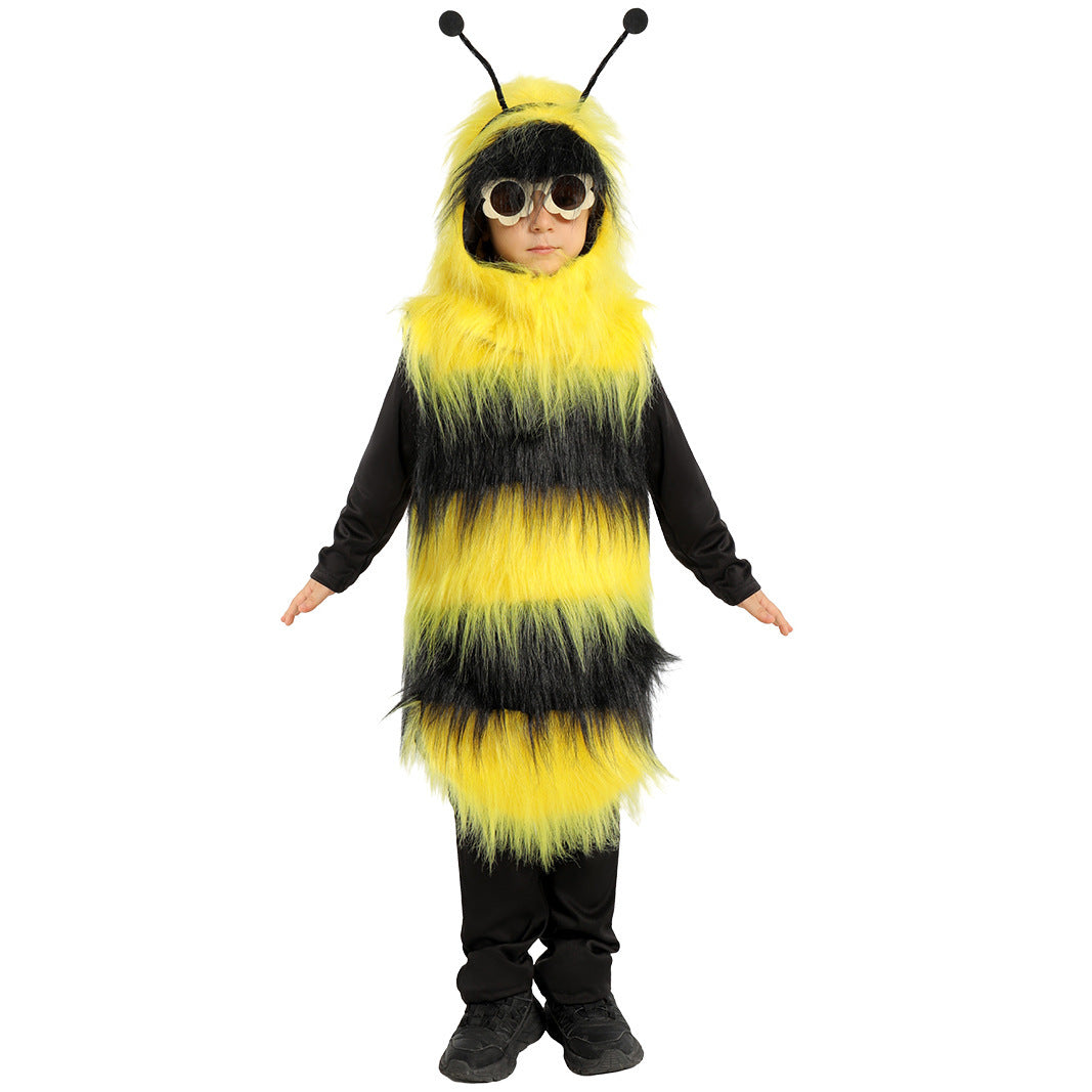 Kids Halloween Bee Costume Animal Cosplay Outfit Children’s Performance Clothes