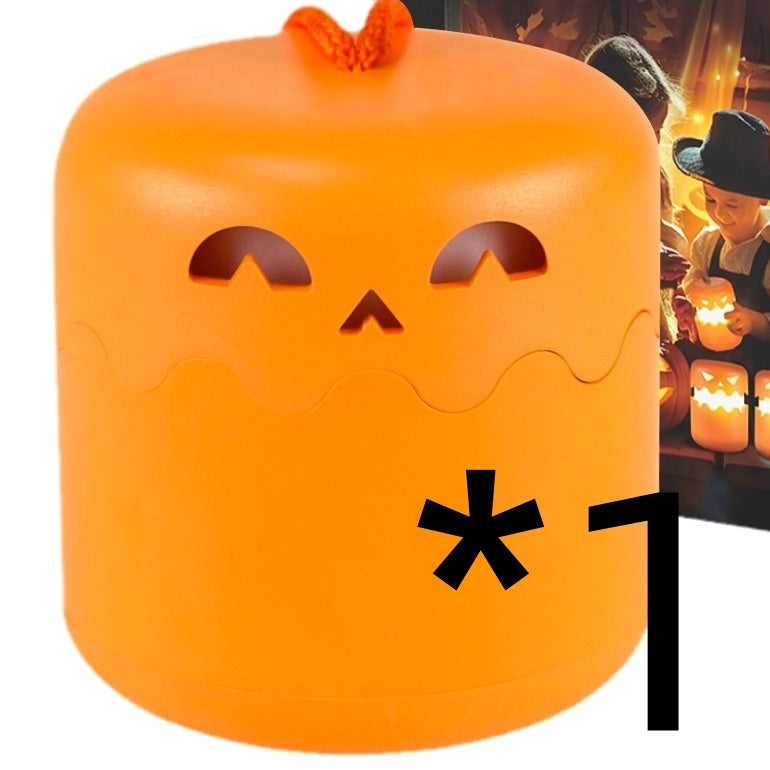 Halloween Pumpkin Lamp Foldable Portable Small Night Light Party Decoration