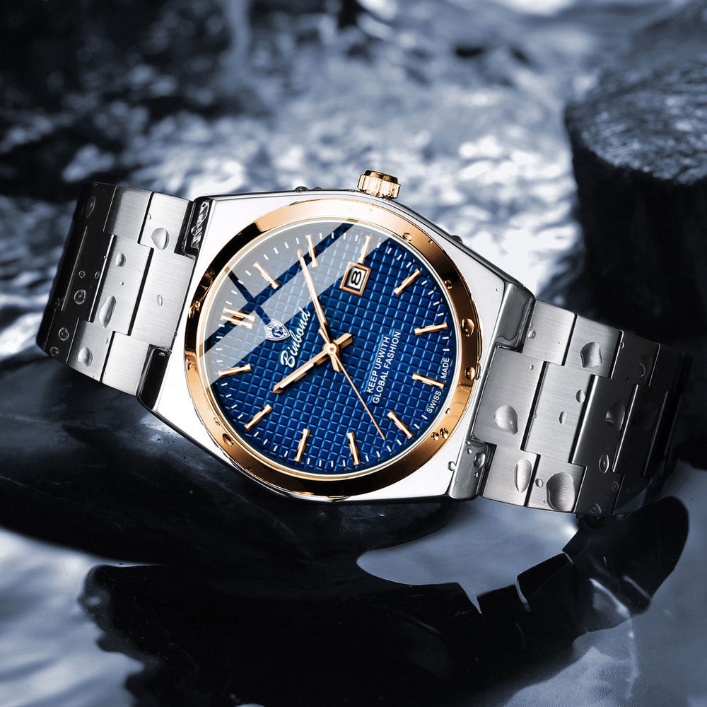 Luminous Waterproof Men’s Quartz Watch – Multiple Color Case & Style Options