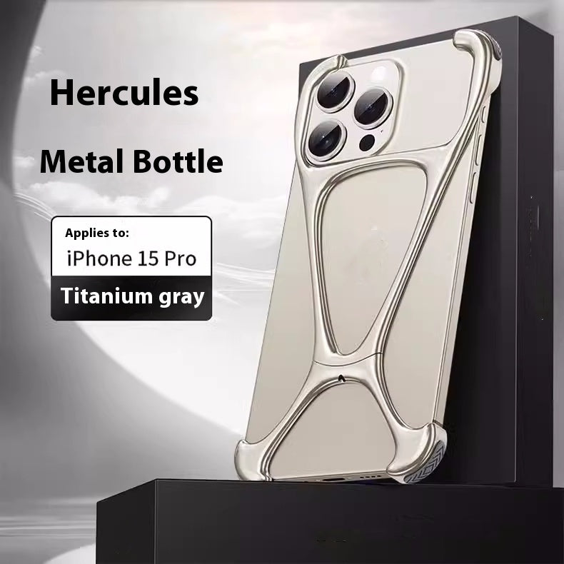 Metal Full Protective Phone Case Ultra Thin Anti Drop Cover for iPhone 13–15 Pro