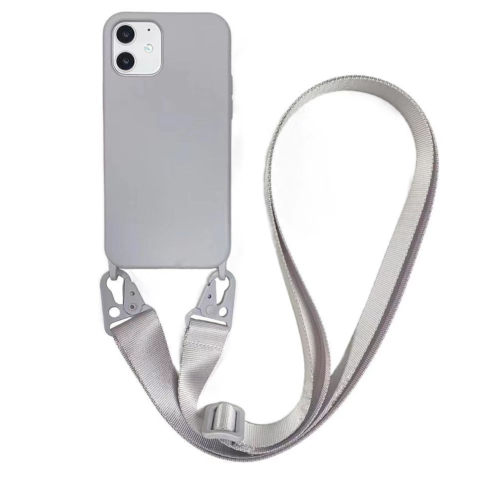 Liquid Silicone Integrated Lanyard Iphone Case Armband