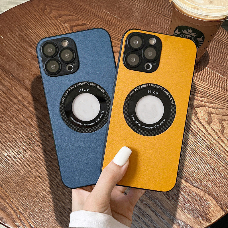 Magnetic Lens Full Wrap TPU Phone Case For iPhone Models