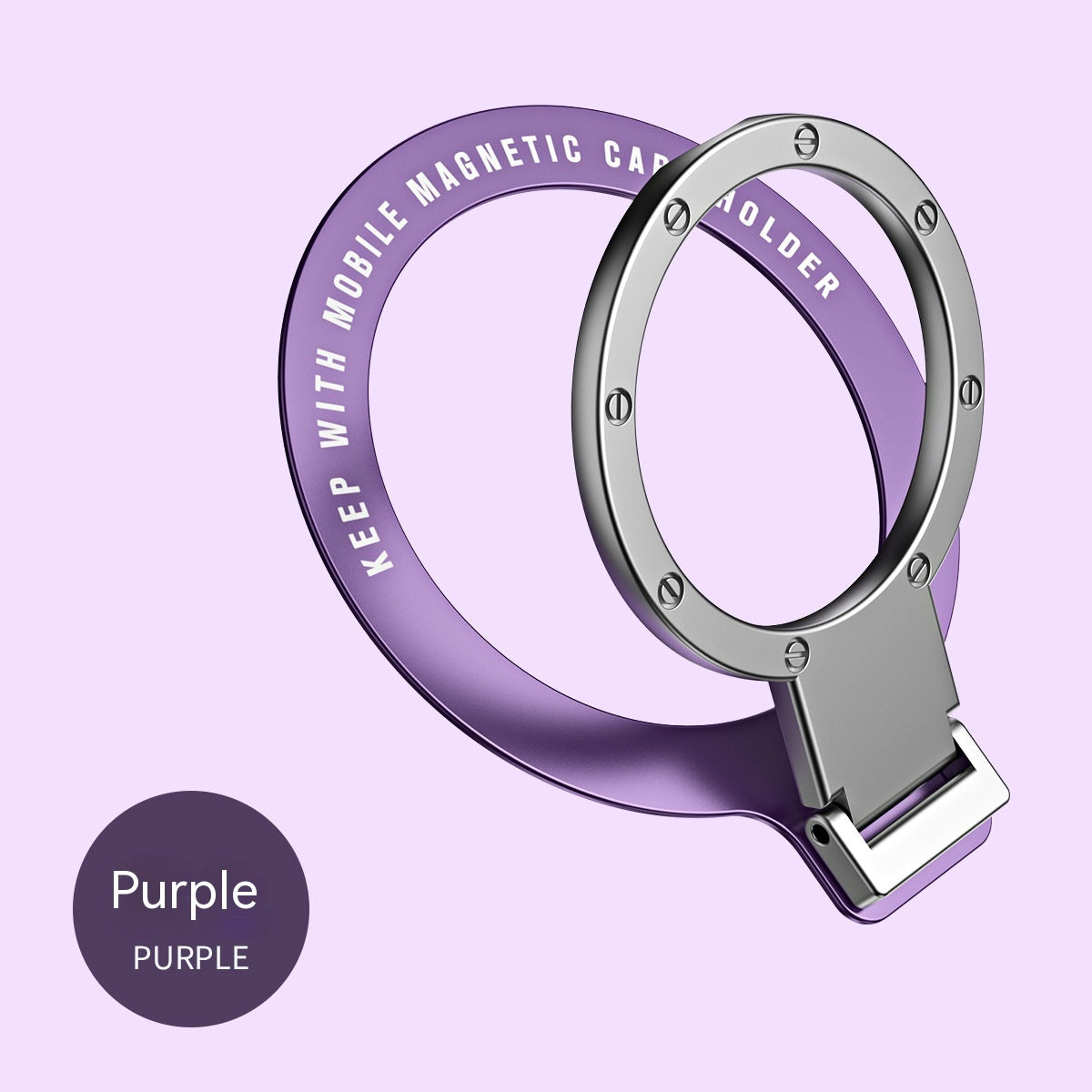 Adhesive Ultra Thin Foldable Mobile Phone Holder Metal