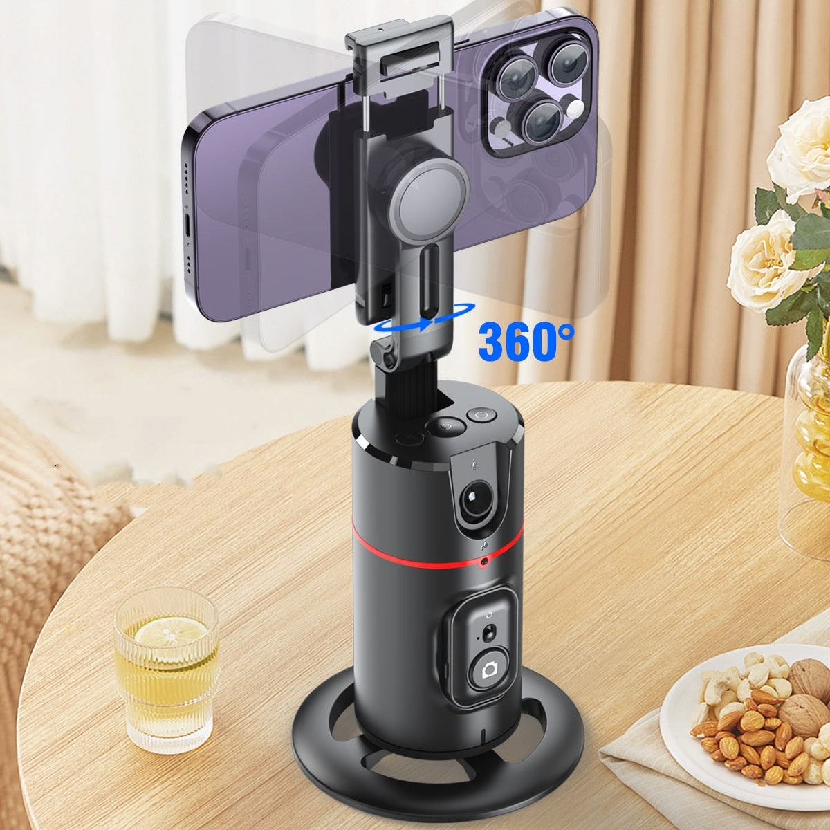 360 Degree AI Facial Recognition Gimbal Tracking Stabilizer