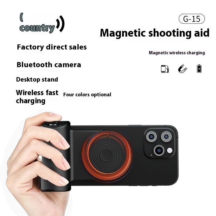 Carbon Fiber Wireless Charging Phone Stand Live Streaming