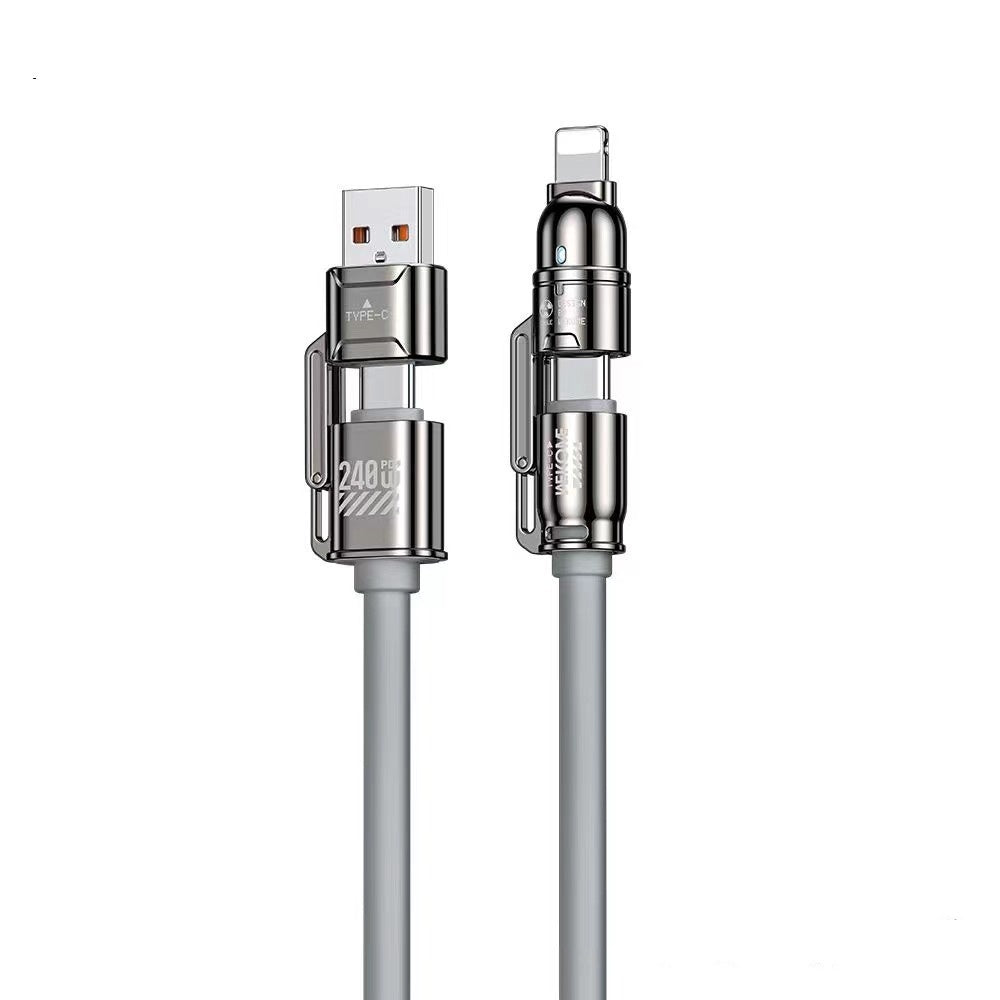 Four In One Fast Charge Data Cable Lightning Type C