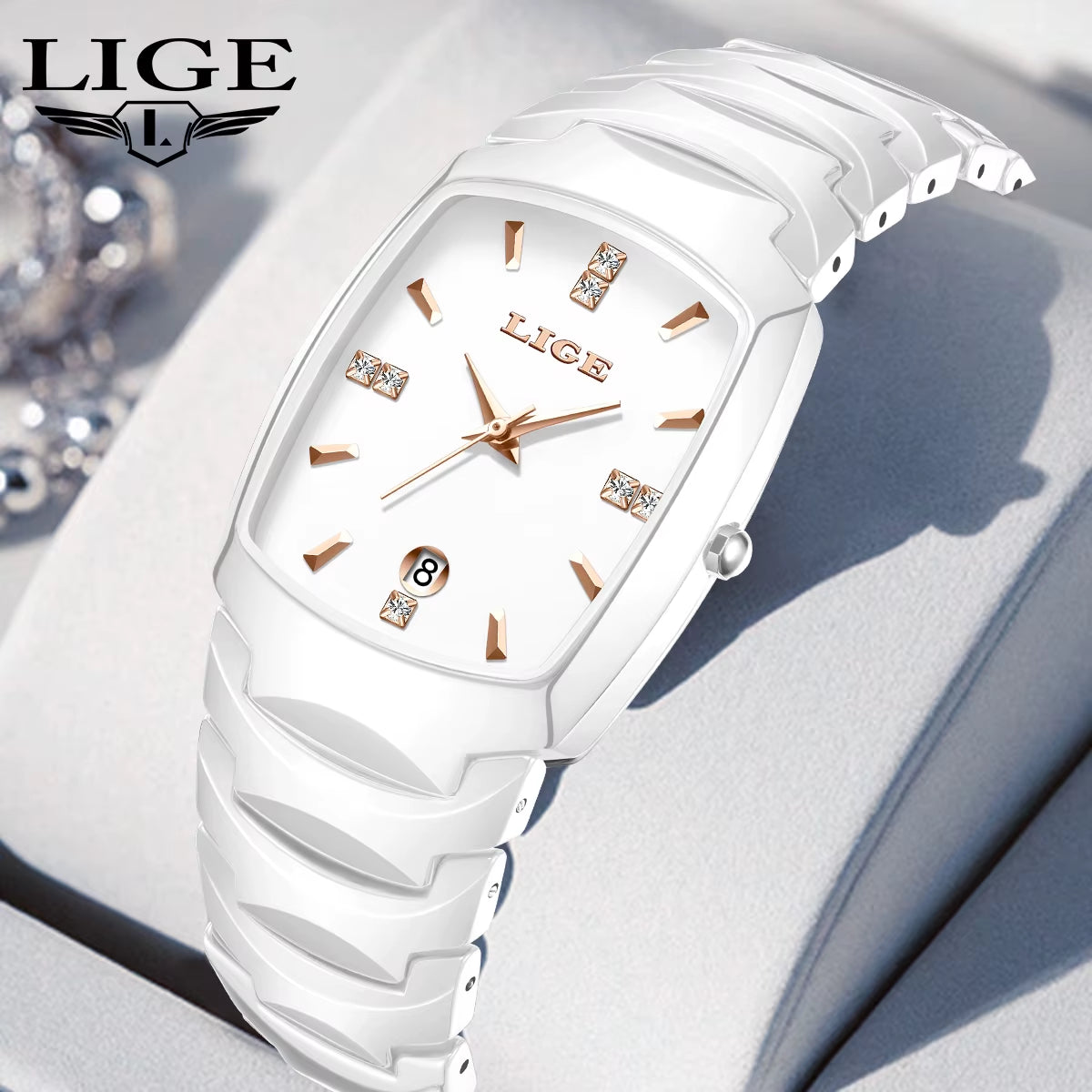 Fashion Luxury Woman Watch Simple Elegant Stainless Steel Casual Quartz Watches for Women Calendar Ladies Romantic Gift New